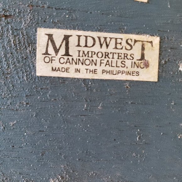 Midwest Imports Wood Indoor Blue and White Checked Birdhouse Lighthouse 14" tall - Picture 3 of 5